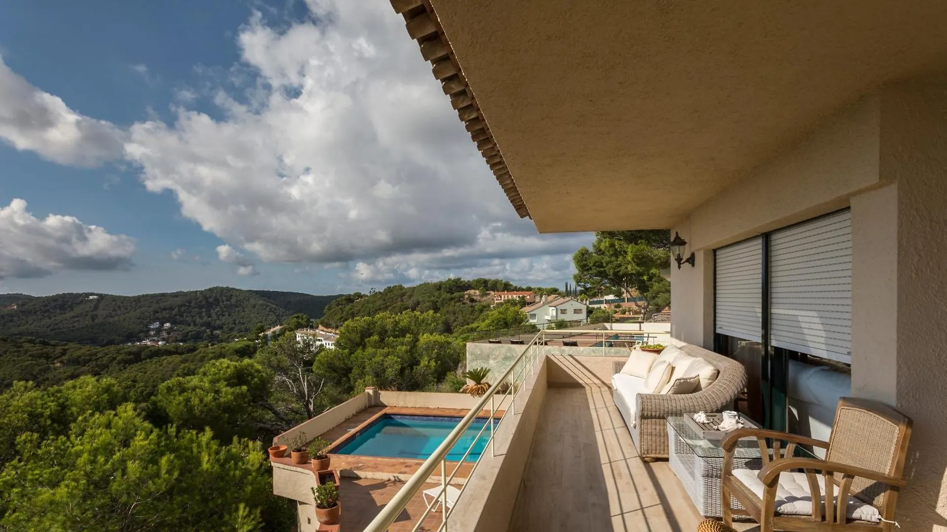Villa Tamariu Con Vistas Al Mar Begur Španělsko